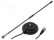 Antenna; CB; automotive; 0.45m; 1dBi; 50W; magnet; Len: 4m; UHF FARUN