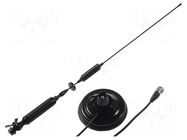 Antenna; CB; 0.72m; 3dBi; 500W; magnet; black; Len: 4m; UHF FARUN