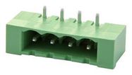 TERMINAL BLOCK, HEADER, 4POS, TH