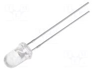 LED; red; 5mm; 3000÷7000mcd; 30°; Front: convex; No.of term: 2 WENRUN