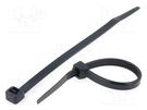 Cable tie; L: 165mm; W: 2.5mm; polyamide; 78.5N; black; Ømax: 43mm KSS WIRING