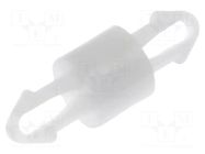 PCB distance; polyamide; L: 3mm; latch/latch; natural; UL94V-2 FIX&FASTEN