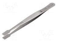 Tweezers; 120mm; Blade tip shape: flat IDEAL-TEK