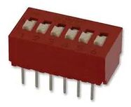 SWITCH, 6 WAY, SPST, THT