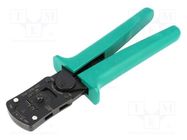 Tool: for crimping; terminals; 26AWG,28AWG; 193mm; steel JST
