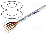 Wire; 2x0.5mm2,4x0.22mm2; shielded,Al-PET foil; PVC FirestoP® TASKER