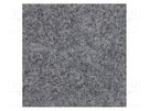 Upholstery cloth; Dim: 1500x700mm; Thk: 3mm; light gray melange BASSER