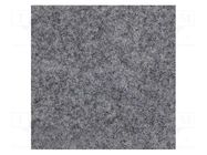 Upholstery cloth; Dim: 1500x700mm; Thk: 3mm; light grey melange BASSER