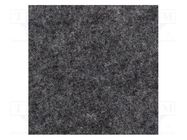 Upholstery cloth; Dim: 1500x700mm; Thk: 3mm; gray melange BASSER