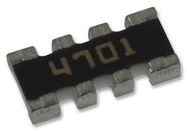 RESISTOR N/W, 4RES, 4.7KOHM, 1%, SMD