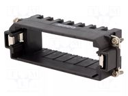 Frame for modules; male; size E24; C146,heavy|mate M; Modules: 7 AMPHENOL