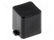 Button; rectangular; black CANAL ELECTRONIC