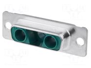Connector: Special D-Sub; PIN: 3(3+0); plug; male/female; C: 33.3mm CONEC
