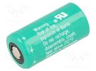 Battery: lithium; 3V; 2/3A,2/3R23; 1500mAh; non-rechargeable VARTA MICROBATTERY