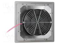 Fan: AC; axial; 230VAC; 170x151x51mm; 250m3/h; 51dBA; IP54; RAL 7032 COBI ELECTRONIC
