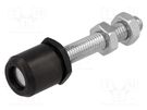 Clamping bolt; Thread: M8; steel; L: 70mm; Strength cl: 5.8; Ø: 18mm ELESA+GANTER