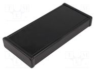 Enclosure: with panel; 1455; X: 103mm; Y: 220mm; Z: 30mm; aluminium HAMMOND