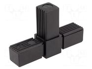 Mounting coupler; for profiles; polyamide; -30÷100°C; I: 77mm ELESA+GANTER
