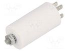 Capacitor: motors, run; 4uF; 450V; Ø30x57mm,Ø35x65mm; -25÷70°C SR PASSIVES