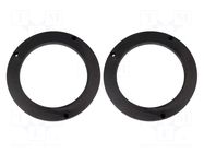 Spacer ring; MDF; 165mm; Audi; impregnated; 2pcs. BASSER