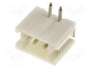 Socket; wire-board; male; ZH; 1.5mm; PIN: 2; SMT; 50V; 1A; -25÷85°C JST