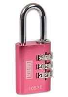 LOCK, COMBI, ALUMINIUM, 30MM, PINK