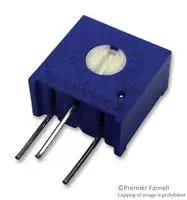 TRIMMER, POT, 22KOHM, 10%, 1TURN, TH
