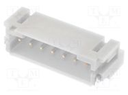 Socket; wire-board; male; PH; 2mm; PIN: 7; SMT; 100V; 2A; -25÷85°C JST