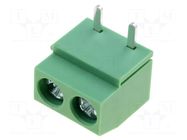 Connector: PCB terminal block; terminal; 18A; 250V; straight; 1x2 DEGSON ELECTRONICS