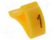 Markers; Marking: 1; 6÷10.5mm; H: 16mm; A: 10mm; -30÷100°C; leaded 