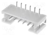 Socket; wire-board; male; PH; 2mm; PIN: 6; SMT; 100V; 2A; -25÷85°C JST