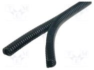 Protective tube; Size: 16; polyamide; black; HelaGuard; UL94V-2 HELLERMANNTYTON