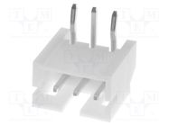 Socket; wire-board; male; PH; 2mm; PIN: 3; THT; 100V; 2A; -25÷85°C JST