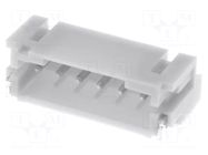 Connector: wire-board; socket; male; PIN: 6; PH; 2A; 100V; horizontal JST
