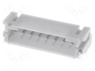 Connector: wire-board; socket; male; PIN: 8; PH; 2A; 100V; horizontal JST