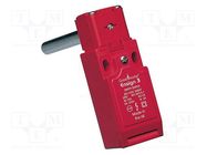 Safety switch: hinged; ENSIGN; NC x2; IP67; -20÷80°C; red; Mat: PBT GUARD MASTER