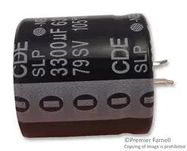 CAP, 3300┬╡F, 63V, ALU ELEC, SNAP IN