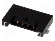 Connector: wire-board; socket; male; Pico-Lock; PIN: 4; SMT; 1mm MOLEX