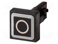 Switch: push-button; 16mm; Stabl.pos: 1; black; Pos: 2; -25÷70°C EATON ELECTRIC