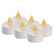 LED decoration – 6x tealight, white, 6x CR2032, indoor, vintage, EMOS