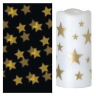 LED decorative projector – stars, 3x AAA, indoor, warm white, EMOS