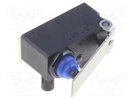 Microswitch SNAP ACTION; 0.1A/125VAC; 2A/12VDC; with lever; SPDT OMRON Electronic Components