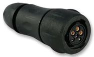 CIRCULAR CONNECTOR, PLUG, 6 WAY, CABLE