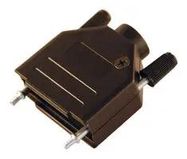 BACKSHELL, PLASTIC, VERTICAL, BLK, 15WAY