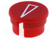 Cap; polyamide; red; 15mm RITEL