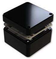 ENCLOSURE, ALU, BLK, 125X125X90MM, IP68