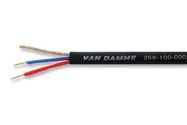 CABLE, SHIELDED, 5X0.1MM,1 PAIR,BLK,100M