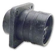 CIRCULAR CONNECTOR, PLUG, 9 WAY, FLANGE