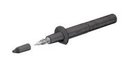 TEST PROBE, SPRING, 4MM, BLACK, 32A