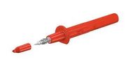 TEST PROBE, SPRING, 4MM, RED, 32A